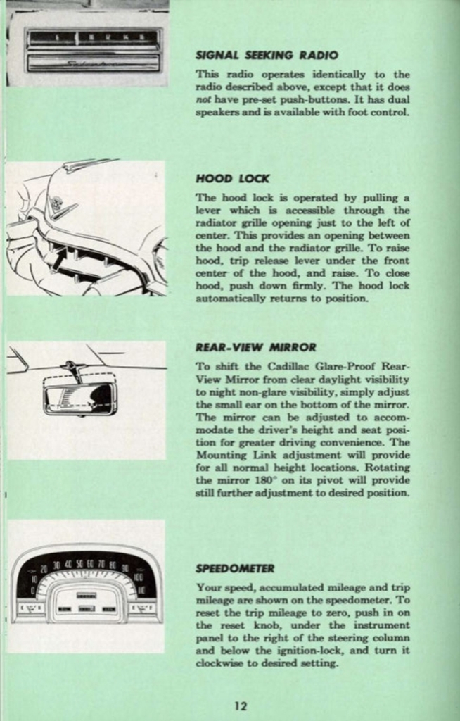 1953 Cadillac Owners Manual Page 29